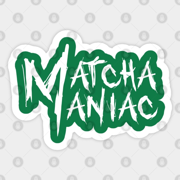 Matcha Maniac Sticker by Sunny Saturated